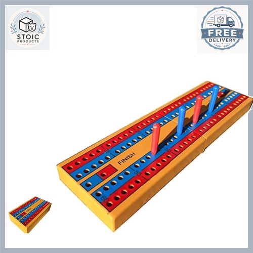 Plastic cribbage board - board, 18cm