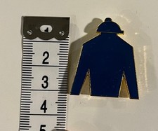 Horse Racing  Badge Godolphin Blue Pin Brooch