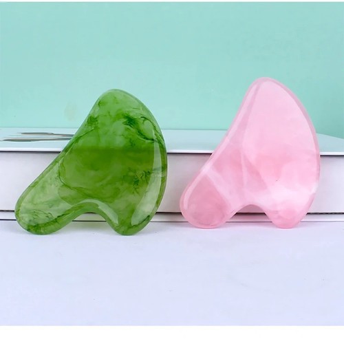 Natural rose quartz - gua, sha