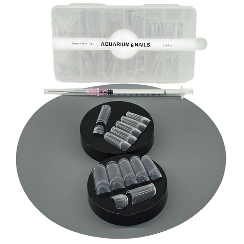 Aquarium nail press kit - press, on
