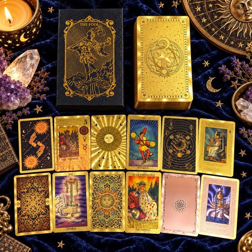 Gold foil tarot - 78, with