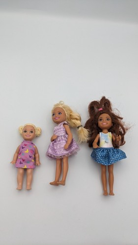 Kid barbies and car - a,