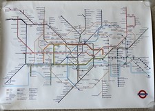 TfL London Underground Tube Map Poster - Transport for London 61 x 91.5cm Poster