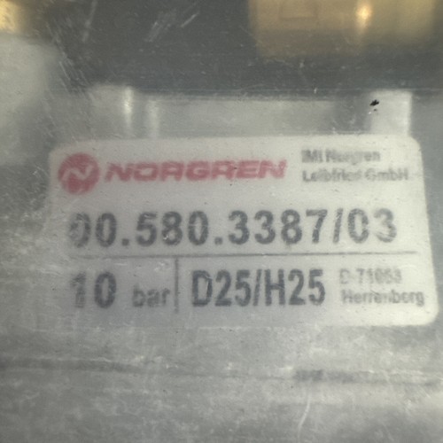 Cylinder 580 3387 10bar - cylinder, 00.580.3387/03