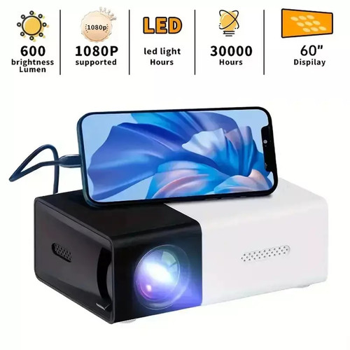 Projector mini portable - projector, hd
