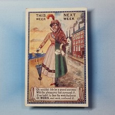 Comic Drunk Old Man Grandfather Clock Angry Wife Postcard 1936 G Fyffe Christie