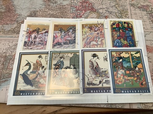 Hungarian postage stamps - hungarian,
