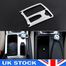 Chrome Cup Holder Trim Cover For Mercedes C Class W204 2008-14 / W212 C207 10-11
