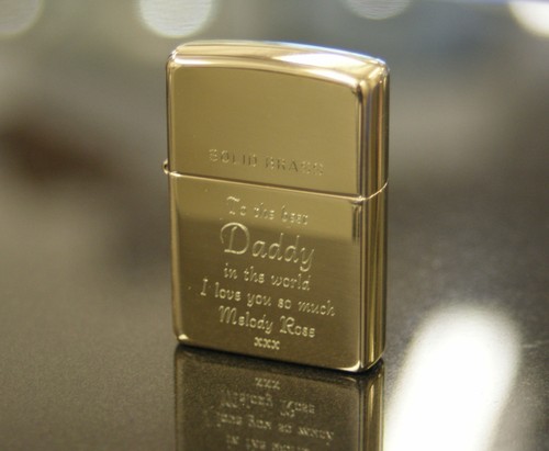 Personalised genuine zippo - personalised,