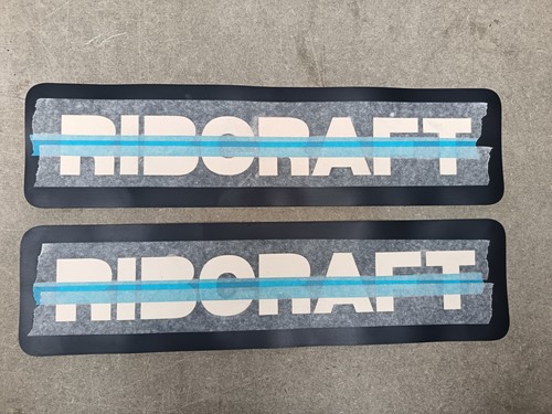 Ribcraft rib logo hypalon name - logo,