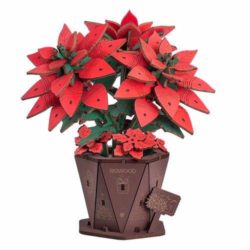 Rowood poinsettia flower - rowood,