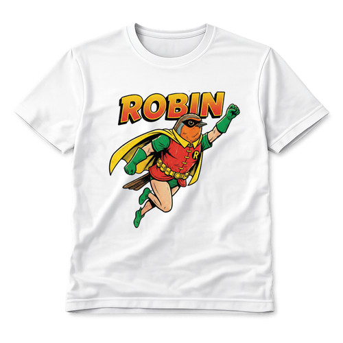 Robin superhero bird shirt - superhero, t-shirt