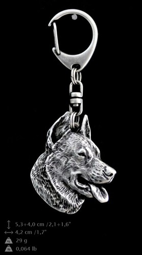 Beauceron keychain art dog - beauceron, art-dog