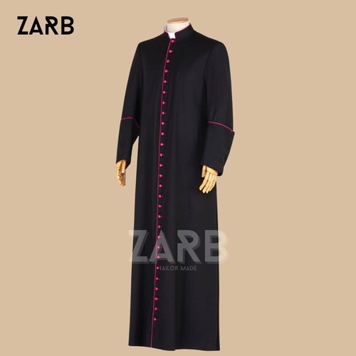 Roman black cassock buttons - black, 33