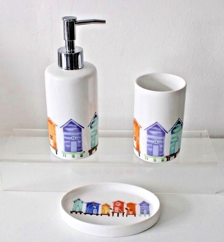Beach hut design toothbrush - beach,