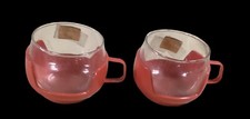 2 VTG MCM PYREX Drinkups Hot &