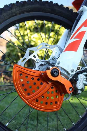 Ktm front brake disc - front, guard