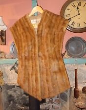 Vintage 1940s Fifth Avenue Furs New York Hollywood Glamour Real Fur Stole