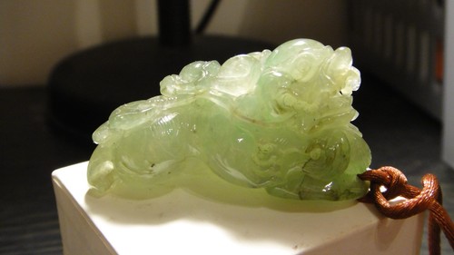 Yao antique jade statue - antique,