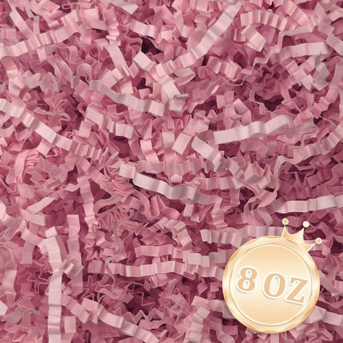 2lb pink crinkle cut - pink, paper