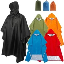 3-in-1 Waterproof Raincoat Poncho Jacket for Women, Men - Hiking, Travel, Fish