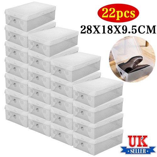 22pcs clear plastic shoe - clear,