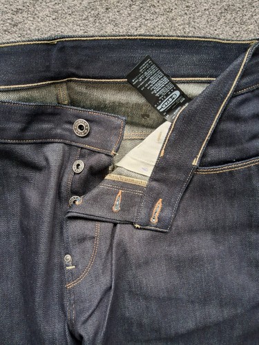 Star raw blue denim - star,