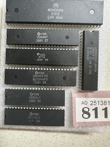 Amiga set chips - amiga,