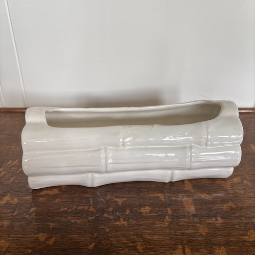 White sylvac trough - trough, inches