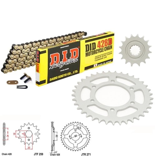 Nx125 transcity chain and - transcity,