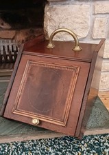 Vintage  Wooden Coal Box