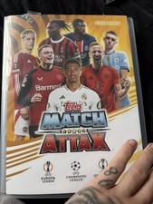 Match Attax 24/25 Binder. Not Fully Complete with All Cards