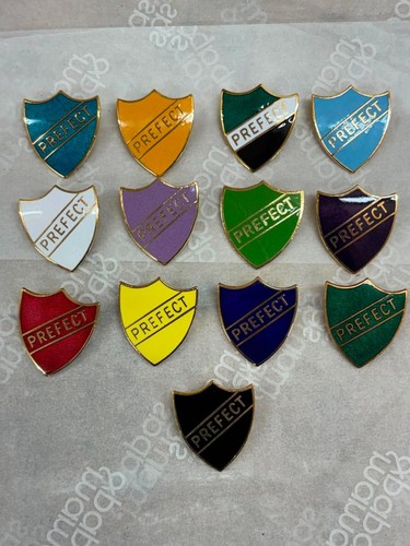 Prefect shield school badge - prefect,