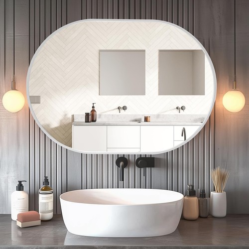 Oval mirror 70cm wall - 50, 70cm,
