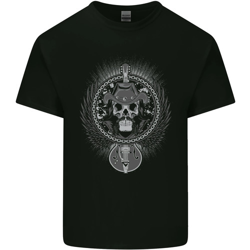 Cowboy rock skull - rock, guitar