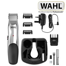 Wahl Cordless Groomsman Mens Hair Stubble & Beard Trimmer Set 9916-1117