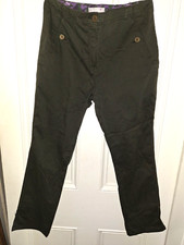 M&S PER UNA DARK GREEN LADIES STRETCH TROUSERS Size 14 SHORT EXCELLENT CONDITION