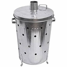 90L Litre Garden Waste Incinerator Rubbish Wood Leaves Burner Fire Bin Paper
