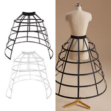 Crinoline Underskirt Petticoat Cage 5 Hoops for Women Girls Hoop Skirt Dress