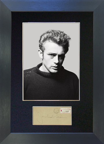 James dean signed mounted - james,