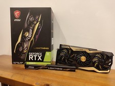 MSI 2080ti Lightning Z Graphics Card - Great condition Boxed