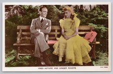 Hand Tinted RPPC Fred Astaire