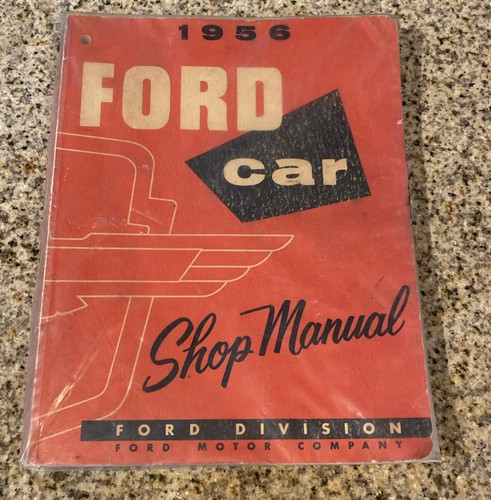 1956 ford car shop manual - ford,