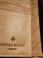 Porter & Riley Tan Leather Case For Apple iPhone 12/13 Mini (5.18” x 2.53” size)