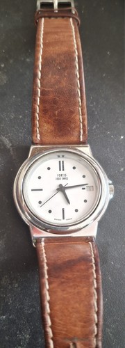 Fortis swiss logo watch with - watch,