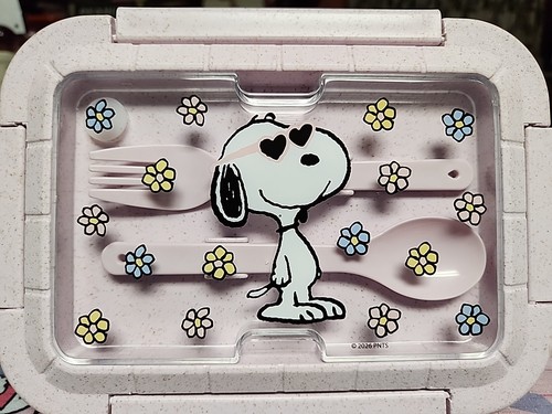 Peanuts snoopy easter bento - snoopy,