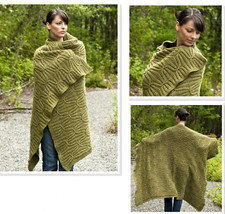 knitting pattern copy wrapped cabled blanket  52 x 64 inches keep warm chunky