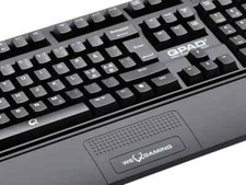 QPAD MK-80 Mechanical Gaming Keyboard – Cherry MX Blue, USB Hub, Audio Ports