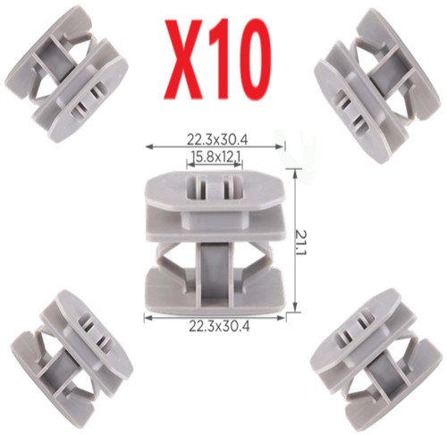 10x side skirt sill - skirt, moulding