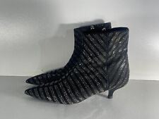 Zara Basic Collection Women's Shoes Size 5/38 Black Studded Ankle Boots  -B230